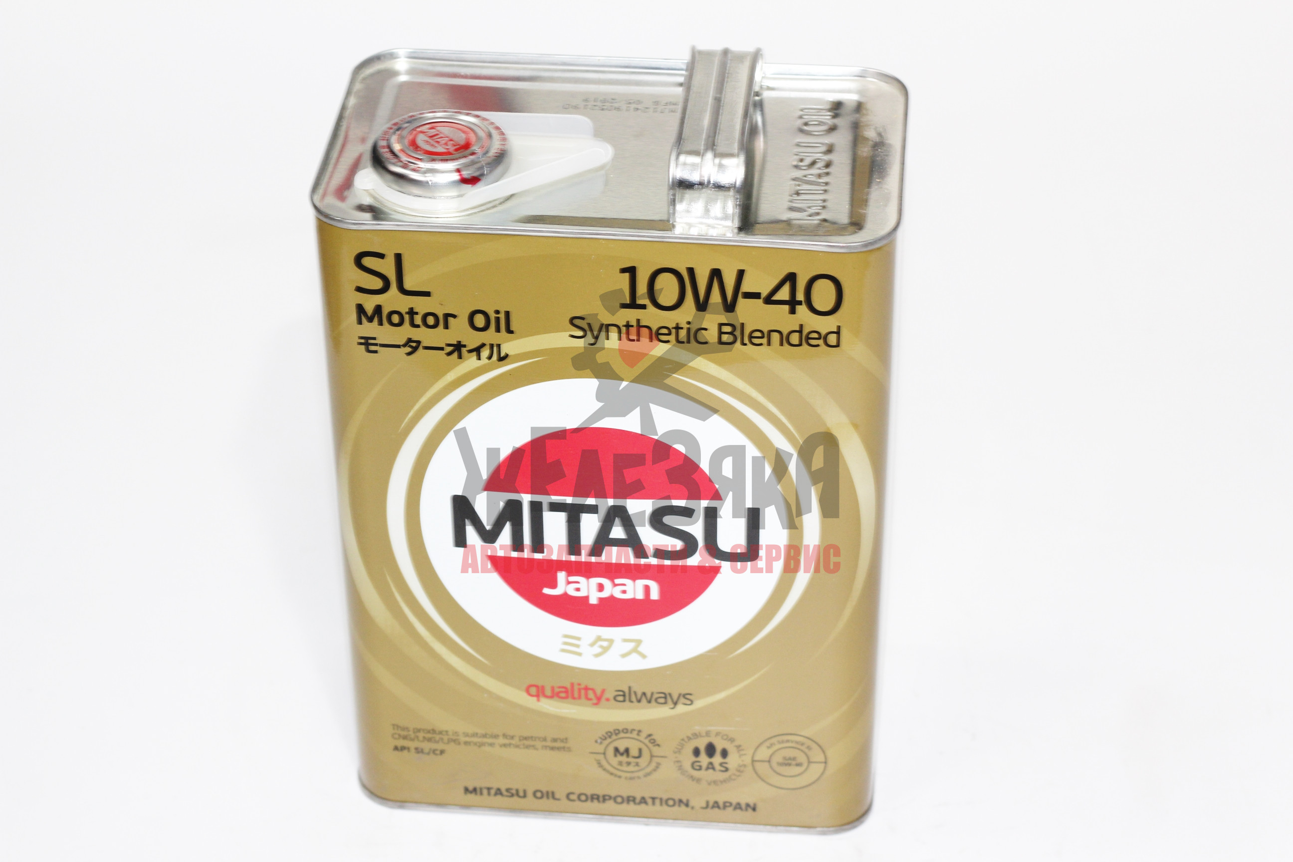 Масло моторное полусинтетическое MITASU 10W40/ 4 л.