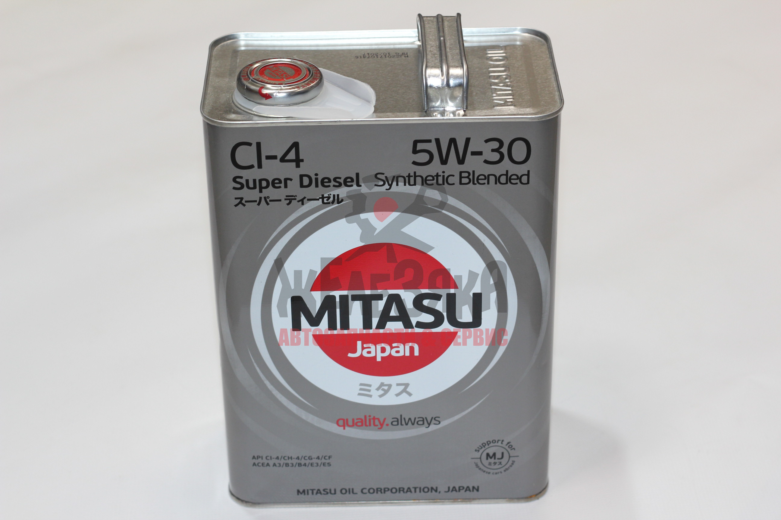 Масло моторное дизельное полусинтетическое MITASU SUPER DIESEL 5W30/ 4 л.