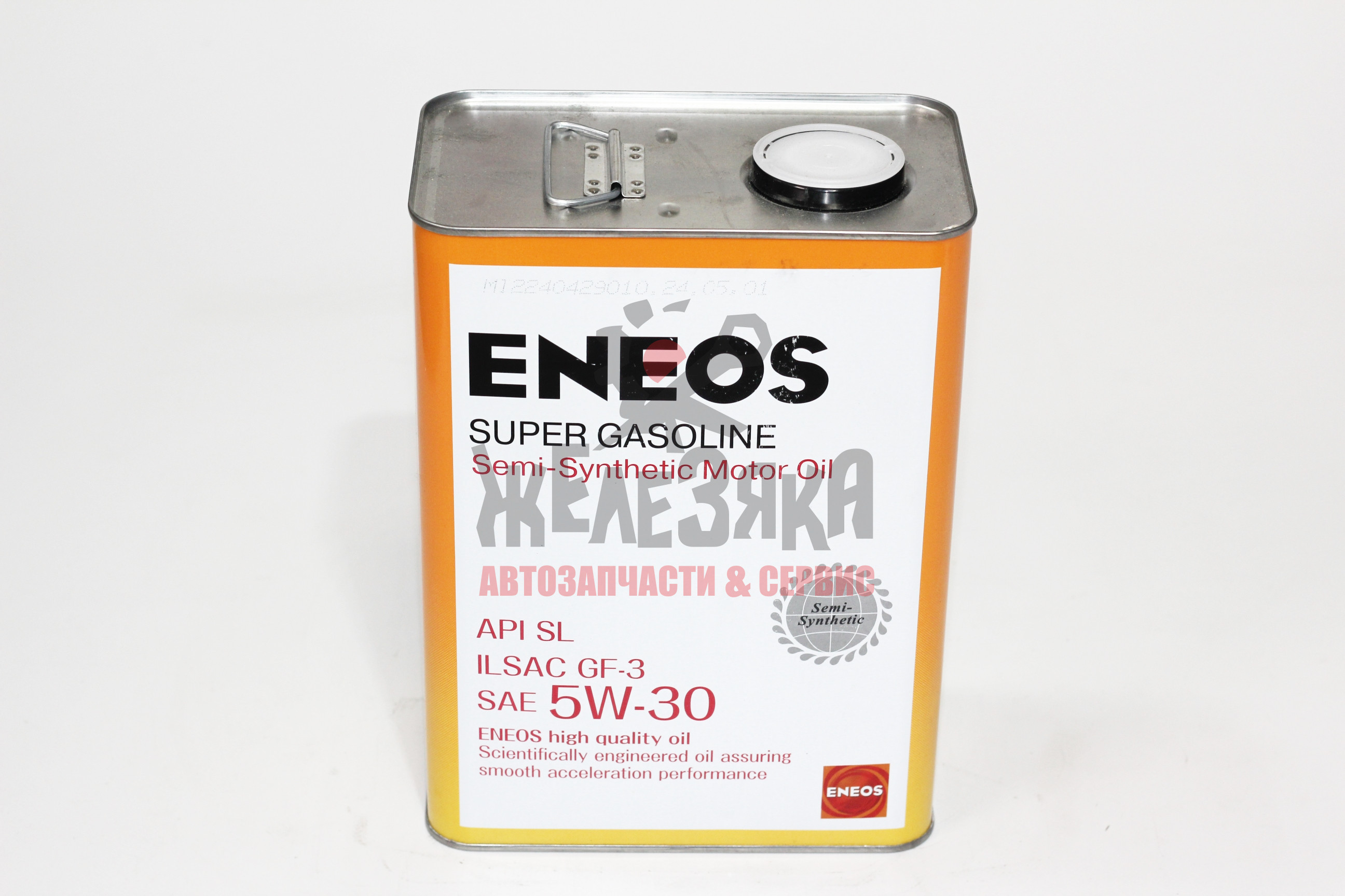 Масло моторное полусинтетическое ENEOS SUPER GASOLINE 5W30/ 4 л.