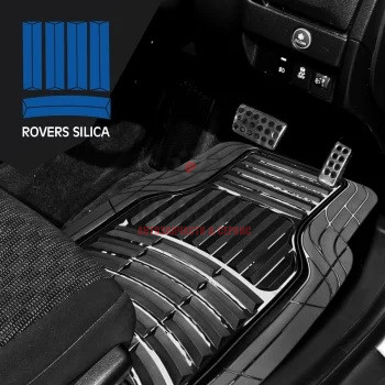 Коврики а/м CARFORT 'Rovers Silica' PVC, к-т 4шт. Black (1/4)
