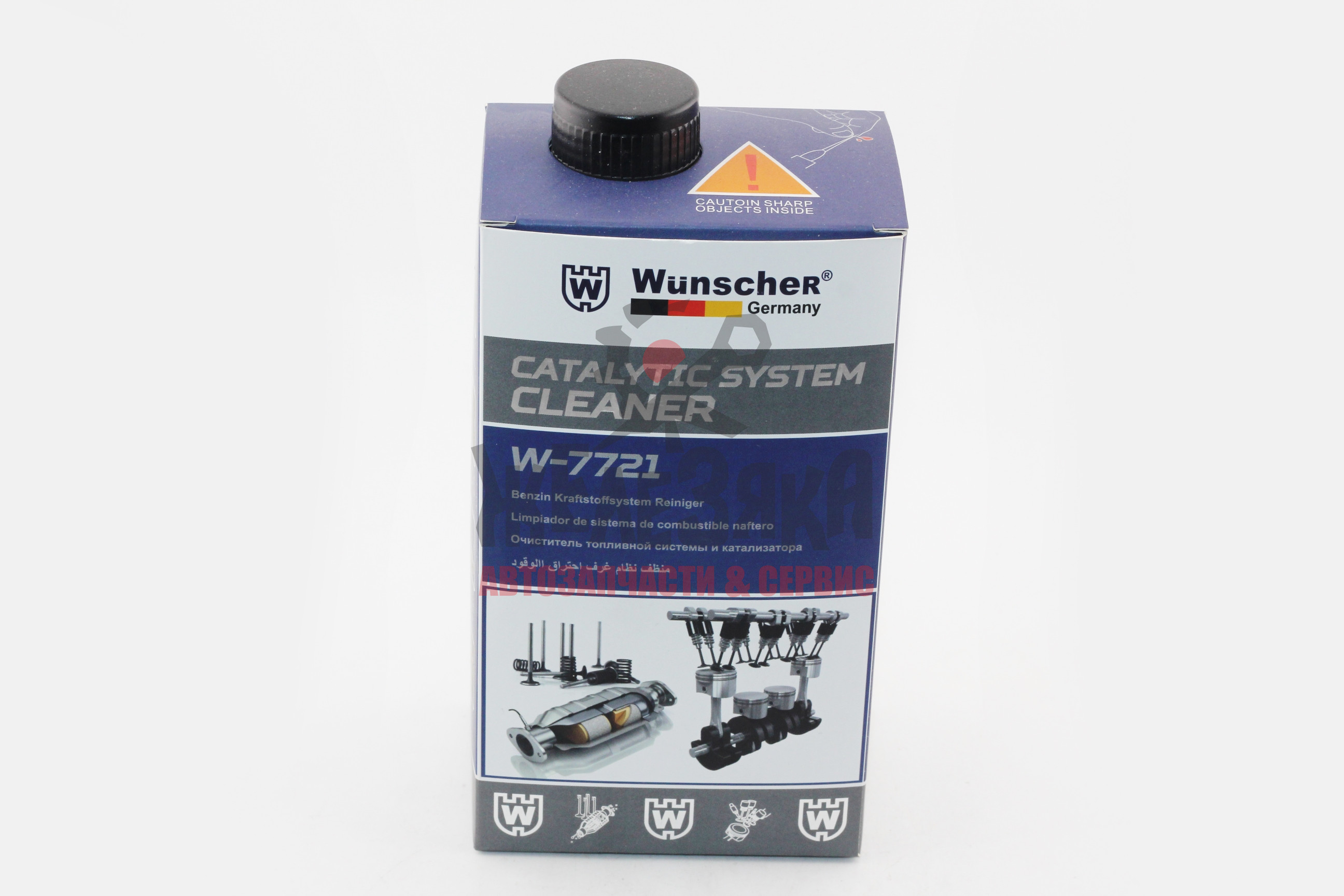 Очиститель катализатора и всей выпускной системы от нагара, накипи Wunscher/ 300 мл.
