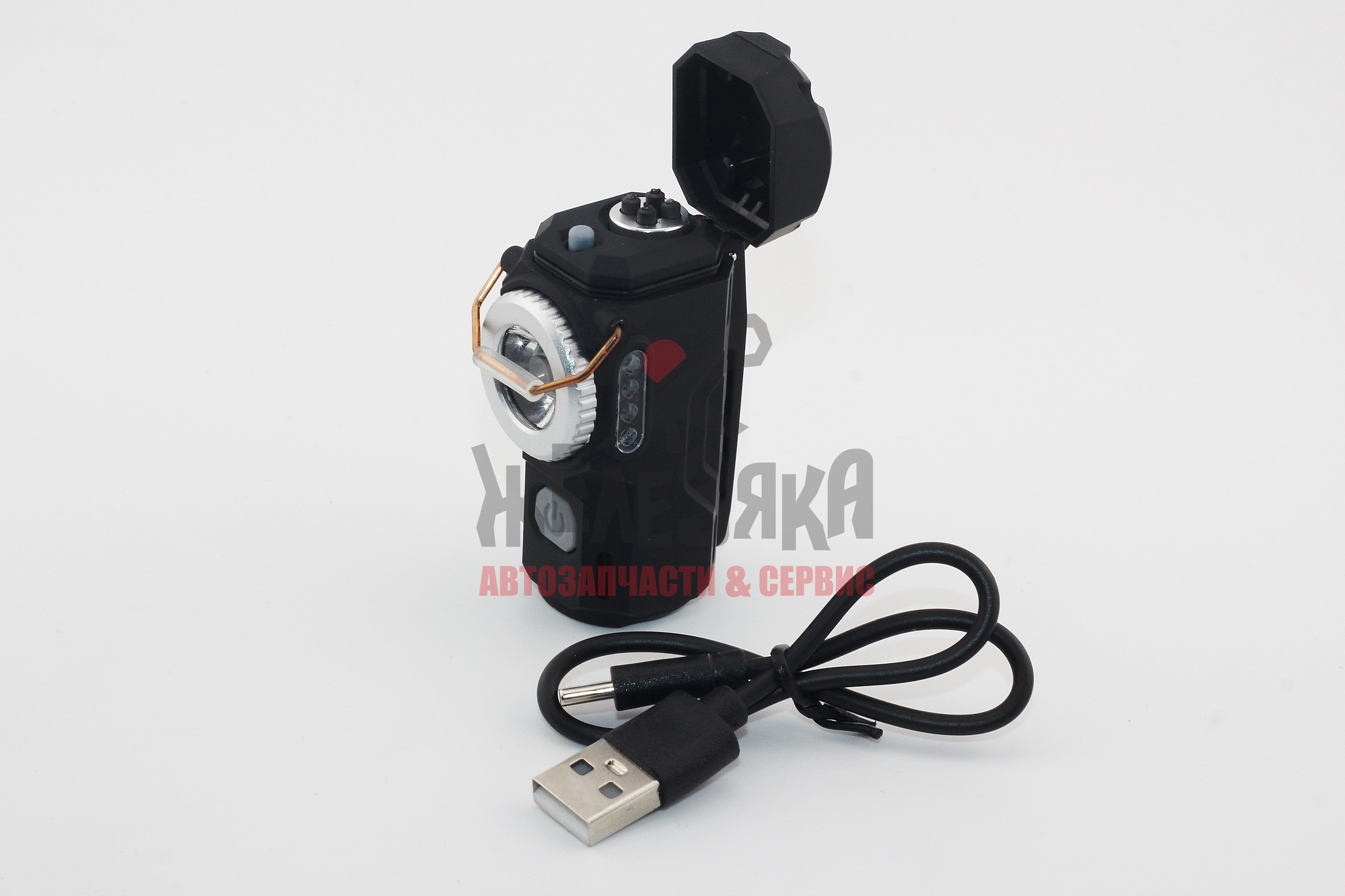 Зажигалка-фонарь светодиодный, зарядка через USB