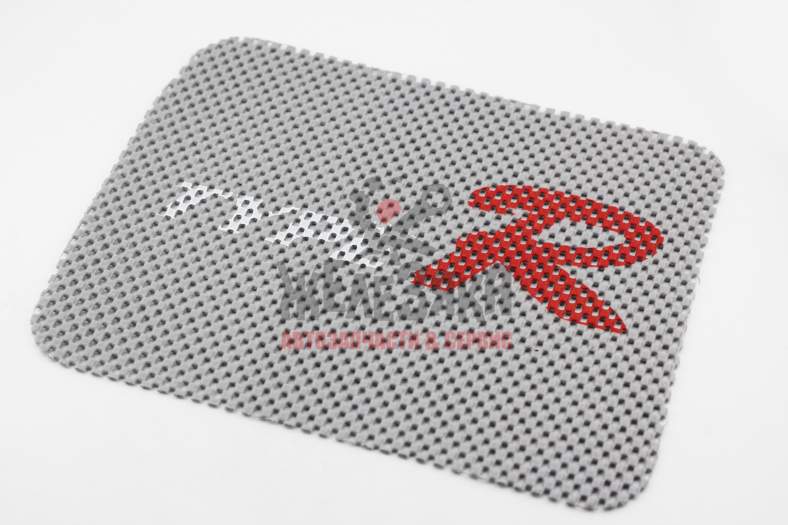 Коврик на панель приборов антискользящий TYPE R, 195 x220/ светлосерый