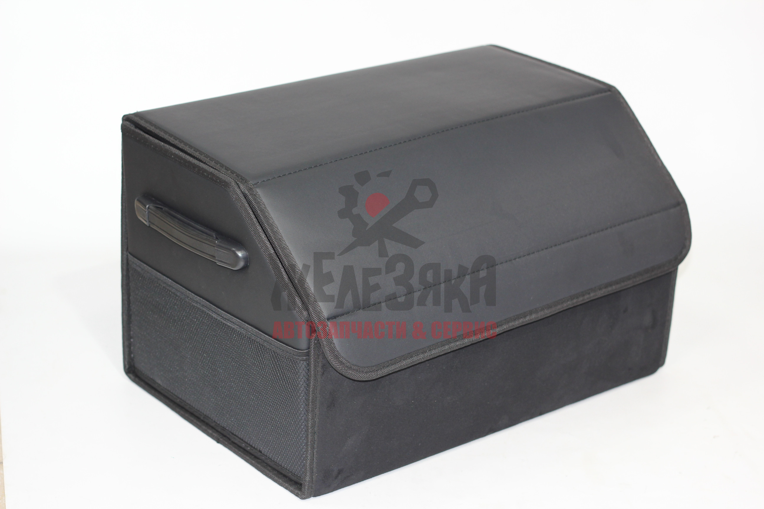 Органайзер автомобильный KAWA, складной, размер 68*30*30 см/ чёрный