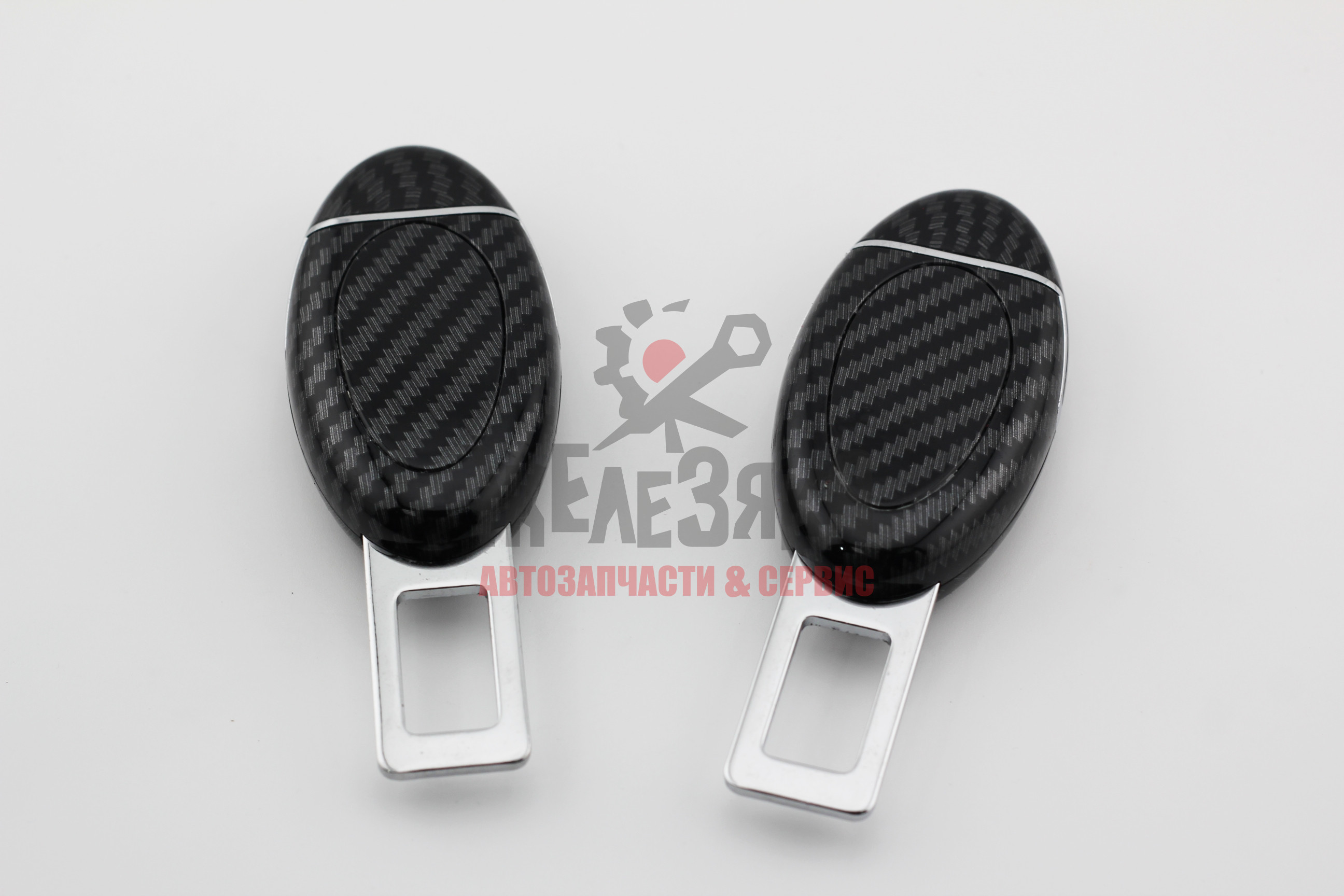 Вставка в замок ремня безоп. 4S с замком ремня безопасности/  к-т 2шт., коричневая