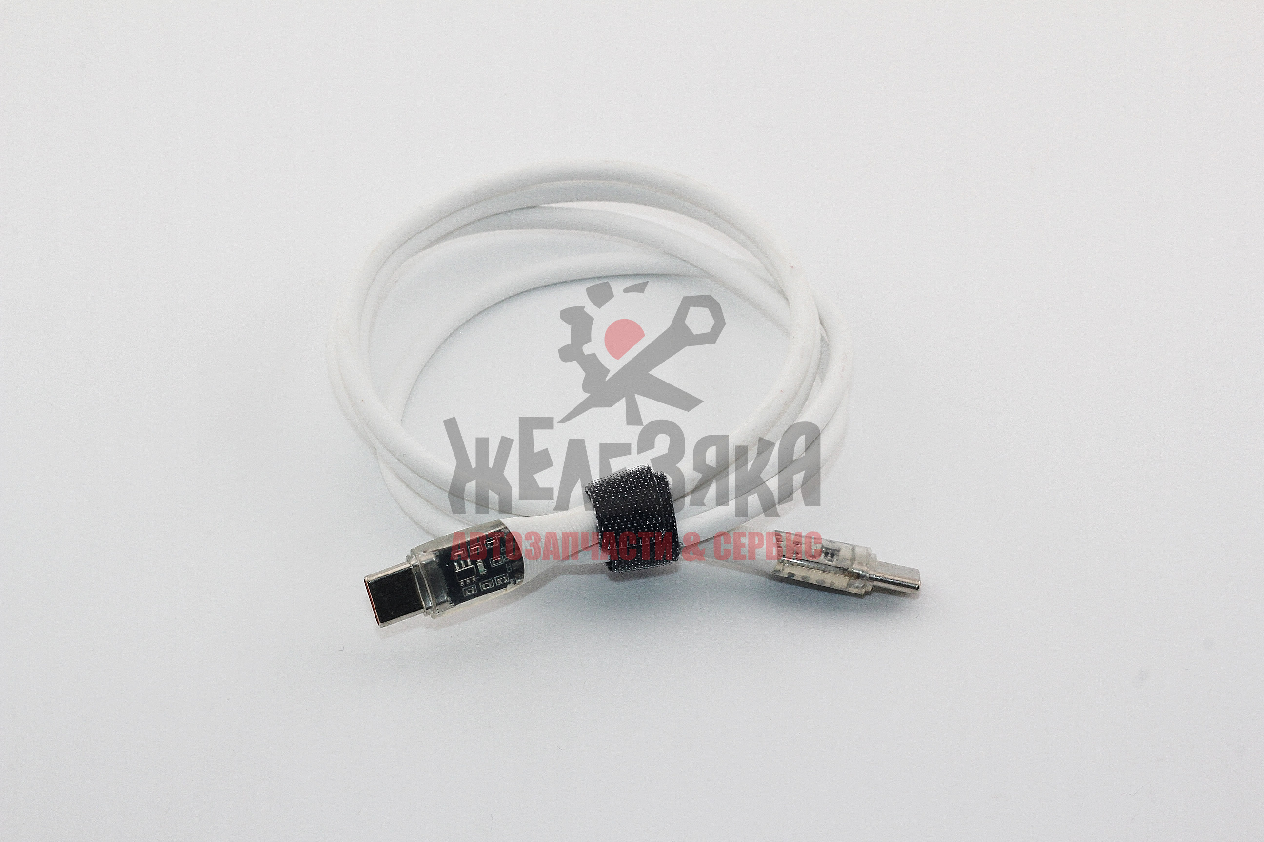 Кабель TYPE*C/TYPE*C, 66W, серебристый/ 1,0 м