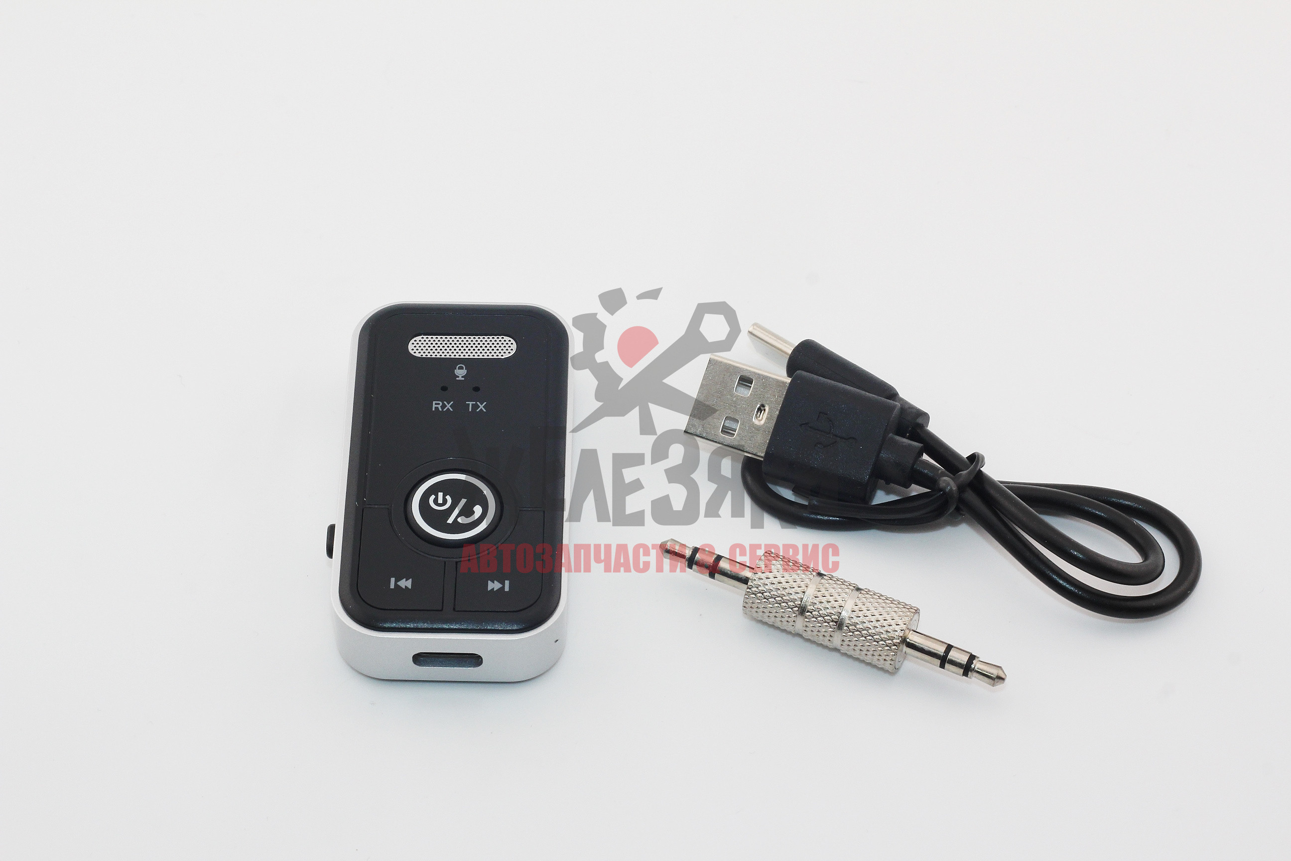 Bluetooth адаптер AUX, 12-24V, USB, Hands-free, приём/передача до 30м.